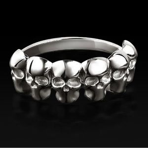 Men’s Stainless Steel Skull Ring